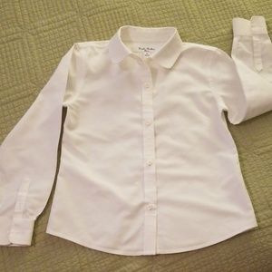 Girl's Long Sleeve Button Down Shirt